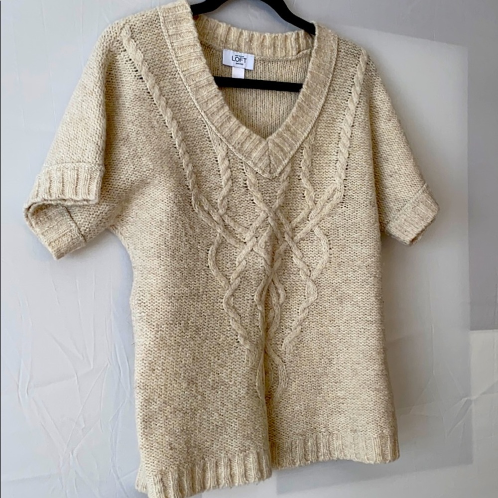 Loft petite short sleeve sweater